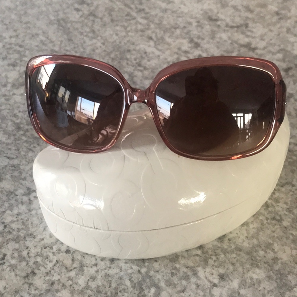 Pink Coach Sunglasses